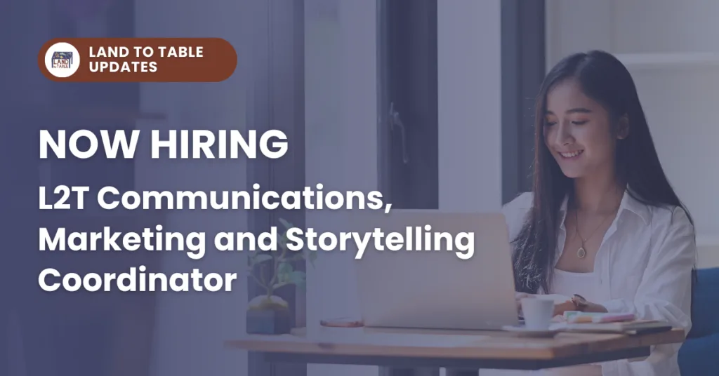 Hiring: Communications, Marketing and Storytelling Coordinator