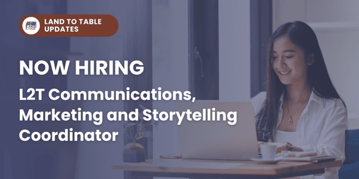 Hiring: Communications, Marketing and Storytelling Coordinator