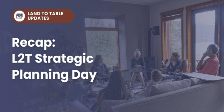 Recap: L2T Strategic Planning