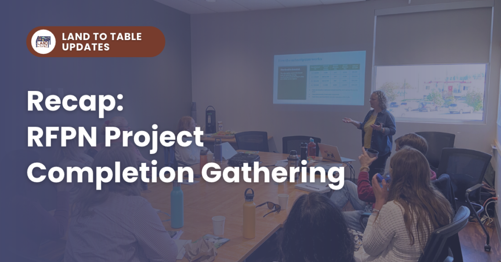 Recap: RFPN Project Completion Gathering